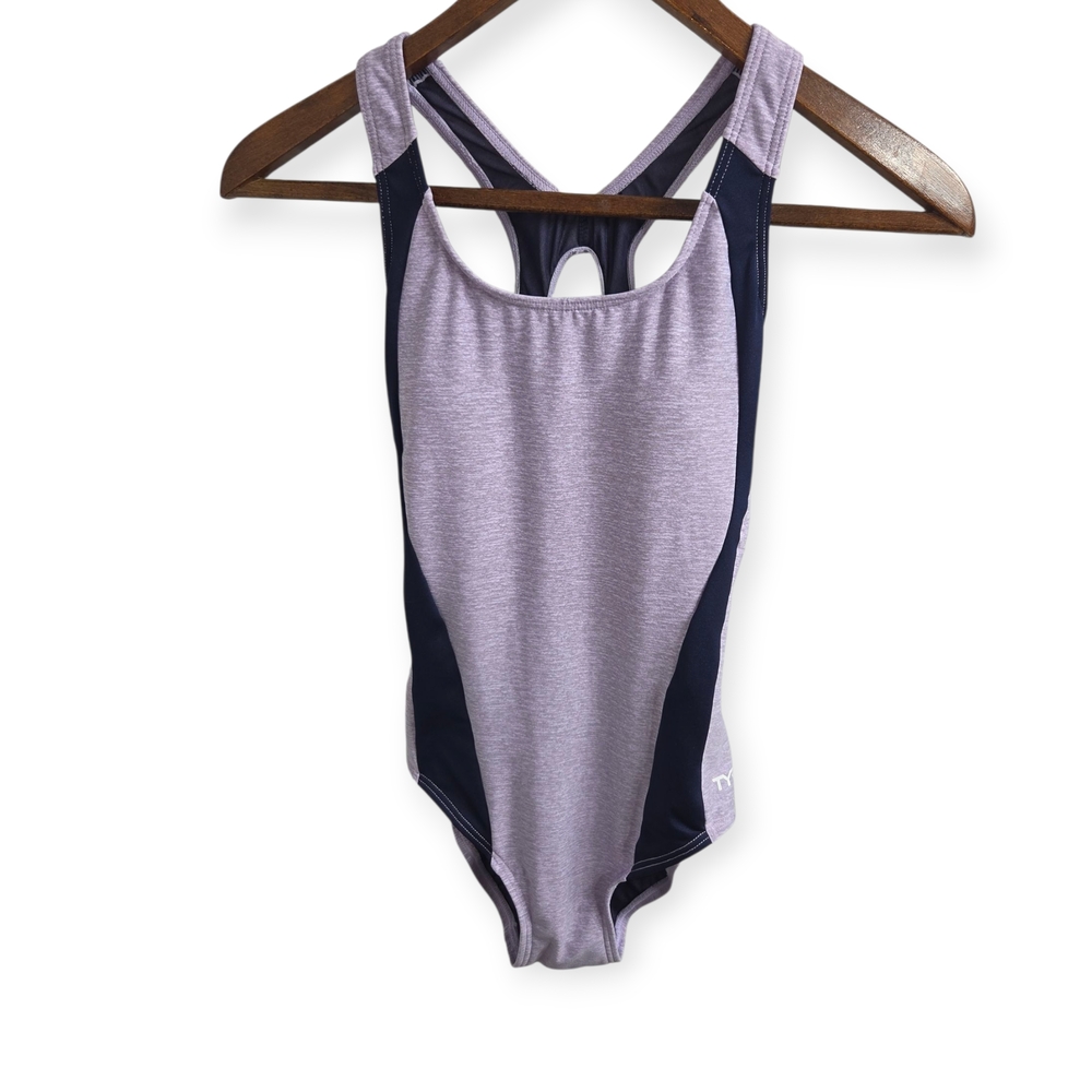 TYR Lavender and Black Women's Swimsuit